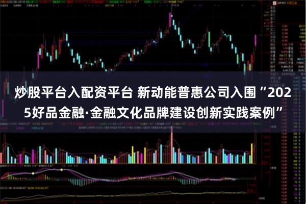 炒股平台入配资平台 新动能普惠公司入围“2025好品金融·金融文化品牌建设创新实践案例”